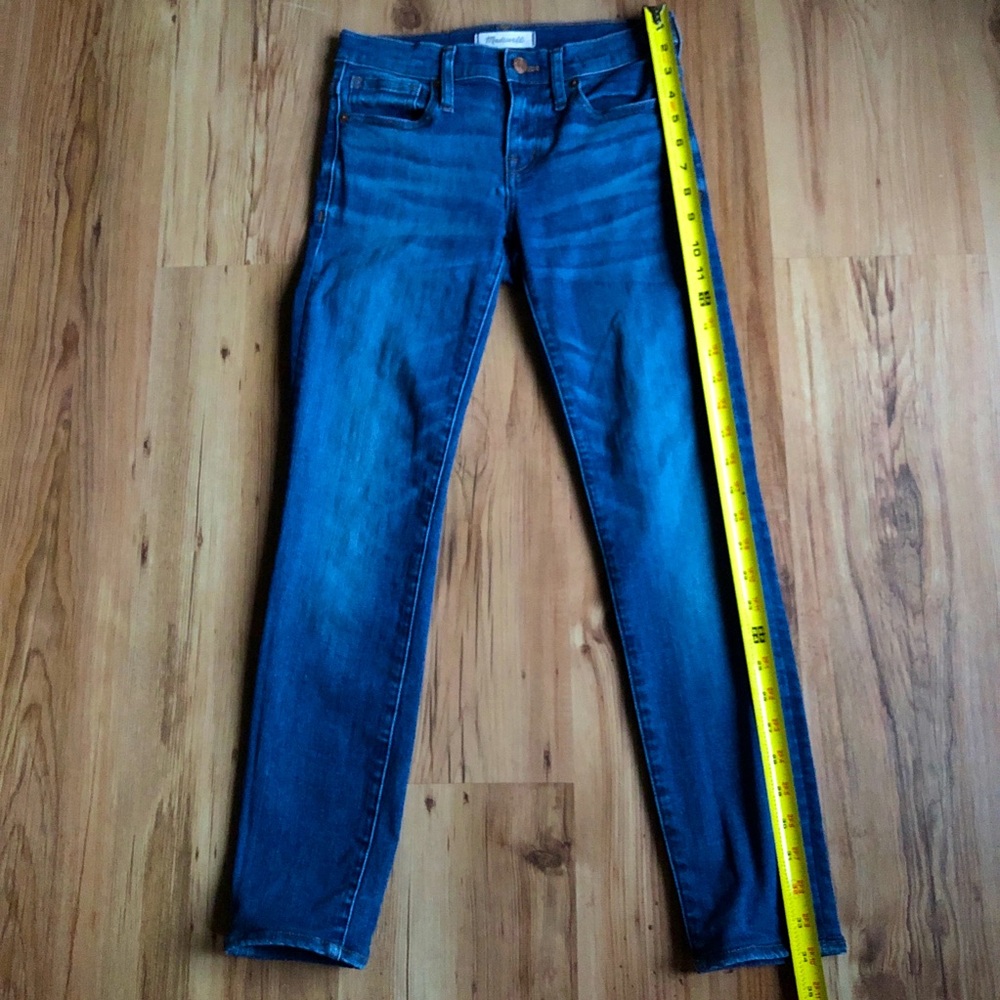MADEWELL Skinny Jeans Denim Blue Size 24 Women’s - Picture 7 of 14